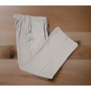 Max Studio Pants Womens XS Taupe Pleated Wide Leg Trousers Mid Rise Full Length